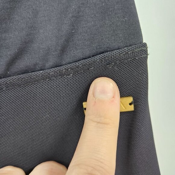 ALALA Black Mesh Zip Ankle Tights Women's S Activewear Athleisure Lounge Wear - Picture 12 of 12